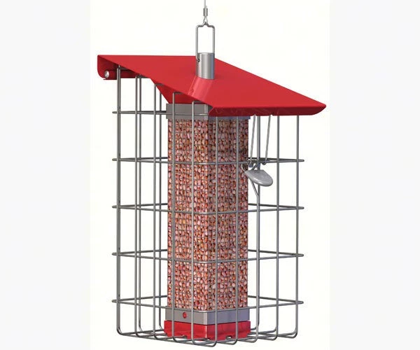 Peanut Feeders Nuttery Tall Caged Feeder 3 Peanut Feeders Nuttery Tall Caged Feeder