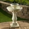 Smart Solar Staked & Pedestal Bird Baths Palermo On-Demand Solar Bird Bath