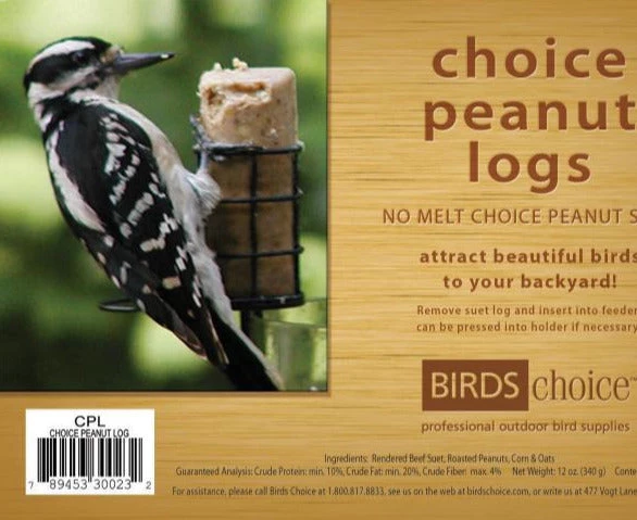 Birds Choice No-Melt Peanut Suet Plugs 3 Birds Choice No-Melt Peanut Suet Plugs