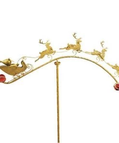 Red Carpet Studios Holiday Reindeer And Sleigh Garden Stake 7 Red Carpet Studios Holiday Reindeer And Sleigh Garden Stake