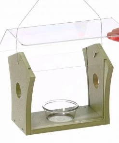 Birds Choice Recycled Fly-In Bluebird Feeder Recycled Birdhouses