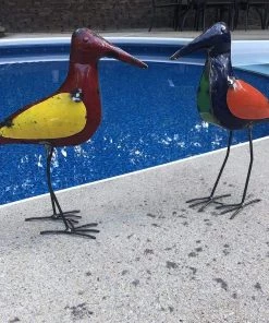 The Birdhouse Chick Recycled Metal Sandpiper Set