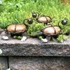 The Birdhouse Chick Rock Turtle Garden Sculptures Set/3