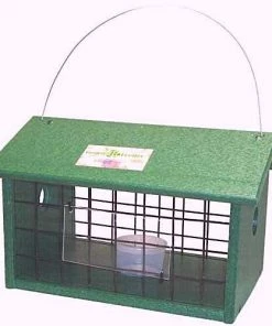 Songbird Essentials Recycled Birdhouses Mealworm Jail Feeder-Recycled Plastic