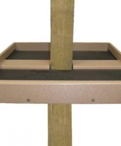 Birds Choice 4x4 Post-Mount Seed Tray-Recycled