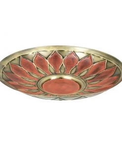 The Birdhouse Chick Staked & Pedestal Bird Baths Brass Leaves Solar Bubbler Bird Bath