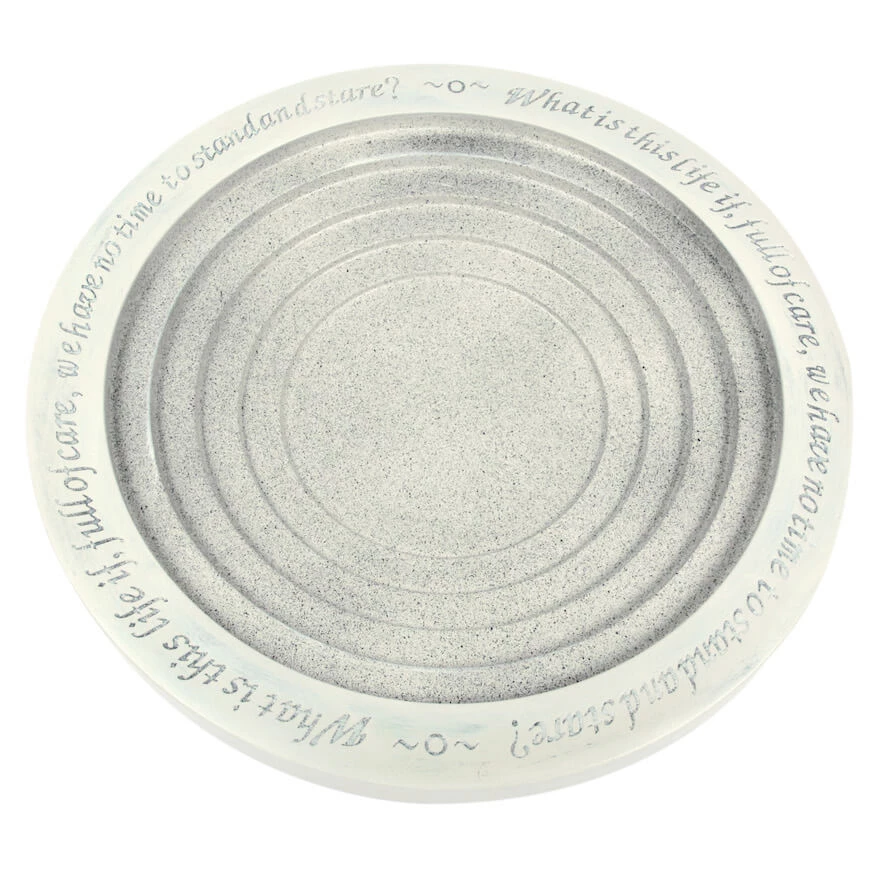 Wildlife World Deck & Ground Bird Baths Aged Stone Step-In Bird Bath 5 Wildlife World Deck & Ground Bird Baths Aged Stone Step-In Bird Bath