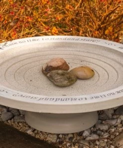 Wildlife World Deck & Ground Bird Baths Aged Stone Step-In Bird Bath 9 Wildlife World Deck & Ground Bird Baths Aged Stone Step-In Bird Bath