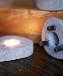 Garden Age Supply Stone Shade Candle Holder Set/2 Home & Garden Accents 5 Garden Age Supply Stone Shade Candle Holder Set/2 Home & Garden Accents