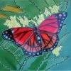 TileCraft Ceramic Art Tile-Butterfly 8x12 Plaques, Stepping Stones & Wall Decor