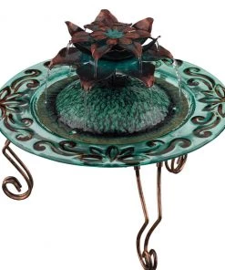 Regal Home & Garden Accents Glass Lotus Fountain