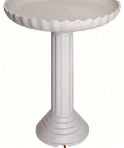 Farm Innovators Heated Pedestal Bird Bath Staked & Pedestal Bird Baths