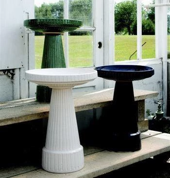 Burley Clay Staked & Pedestal Bird Baths Universal Pedestal Bird Bath 3 Burley Clay Staked & Pedestal Bird Baths Universal Pedestal Bird Bath