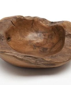 The Birdhouse Chick Home & Garden Accents Decorative Teak Wood Bowls