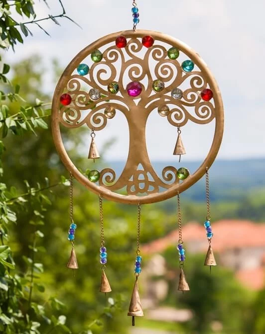 Evergreen Enetrprises Tree Of Life Garden Bell Wind Chimes 3 Evergreen Enetrprises Tree Of Life Garden Bell Wind Chimes