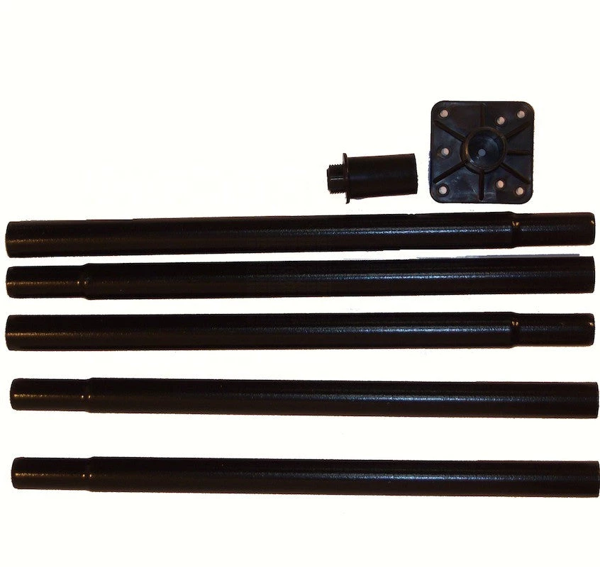 Heritage Farms Poles & Mounting Flanges Universal Garden Pole Kit W/ Adapters 3 Heritage Farms Poles & Mounting Flanges Universal Garden Pole Kit W/ Adapters