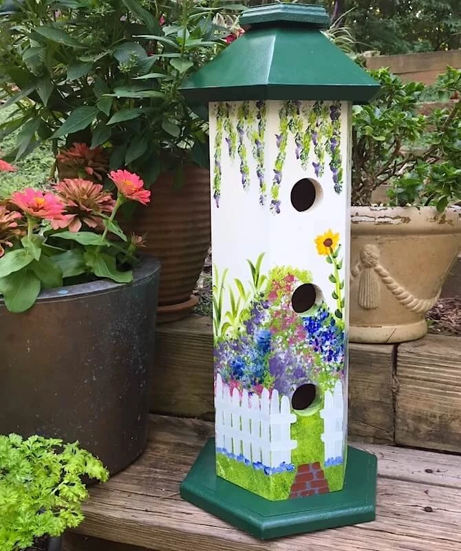 The Birdhouse Chick Victorian Toll House- Tall 3 The Birdhouse Chick Victorian Toll House- Tall