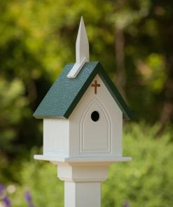 The Birdhouse Chick Unique Birdhouses Church Birdhouse Vinyl/PVC