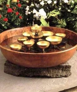 Woodstock Chimes Water Bell Copper Fountain/Chime Wind Chimes