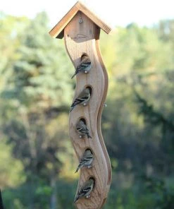 The Birdhouse Chick Large Wave Bird Feeder