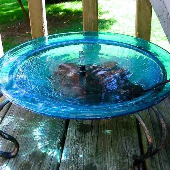 The Birdhouse Chick Solar Bubbler Bird Bath-Deck Mount Or Ground Deck & Ground Bird Baths 3 The Birdhouse Chick Solar Bubbler Bird Bath-Deck Mount Or Ground Deck & Ground Bird Baths