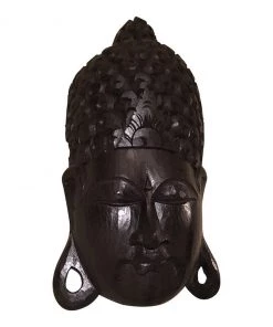 The Birdhouse Chick Wooden Buddha Face Wall Decor Plaques, Stepping Stones & Wall Decor