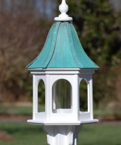 The Birdhouse Chick Copper Roof Bird Feeder Curved Slope - 28x12 Copper Roof Bird Feeders 7 The Birdhouse Chick Copper Roof Bird Feeder Curved Slope - 28x12 Copper Roof Bird Feeders