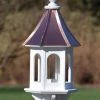 The Birdhouse Chick Copper Roof Bird Feeders Copper Roof Multi-Sided Bird Feeder - 28x10 1 The Birdhouse Chick Copper Roof Bird Feeders Copper Roof Multi-Sided Bird Feeder - 28x10