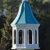 The Birdhouse Chick Copper Roof Bird Feeders Copper Roof Bird Feeder Gazebo Style - 42x16