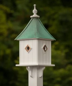 Fancy Home Copper Roof Birdhouse 28x10- 4 Portals