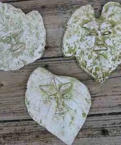 Ancient Graffiti Ceramic Leaf Spirits Plaque 9 Ancient Graffiti Ceramic Leaf Spirits Plaque