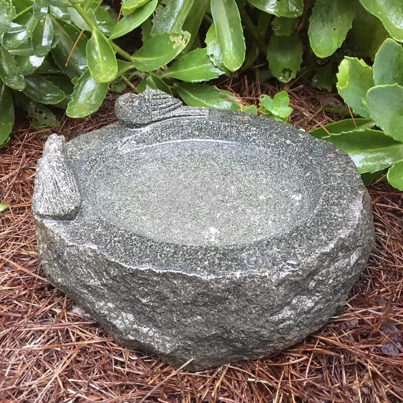The Birdhouse Chick Deck & Ground Bird Baths Granite Bird Bath 3 The Birdhouse Chick Deck & Ground Bird Baths Granite Bird Bath