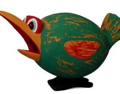 Bobbo Unique Birdhouses Looney Bird Wooden Birdhouse 5 Bobbo Unique Birdhouses Looney Bird Wooden Birdhouse