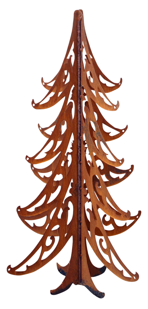 Iron Age Hand Forged Christmas Tree- 4 Ft. 3 Iron Age Hand Forged Christmas Tree- 4 Ft.