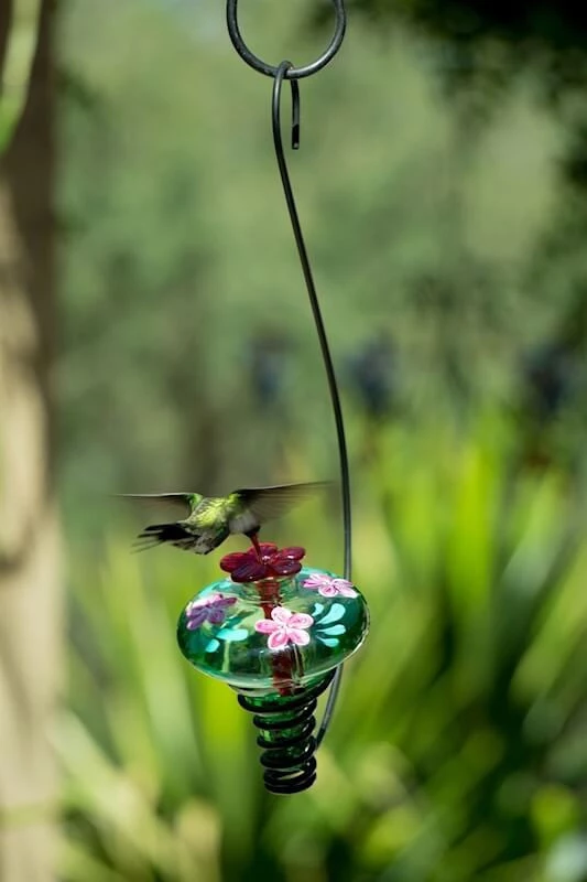 Parasol Hand Painted Glass Hummingbird Feeder Hummingbird Feeders 4 Parasol Hand Painted Glass Hummingbird Feeder Hummingbird Feeders