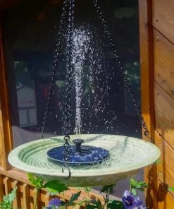 The Birdhouse Chick Hanging Bird Baths Solar Hanging Bird Bath 15 The Birdhouse Chick Hanging Bird Baths Solar Hanging Bird Bath