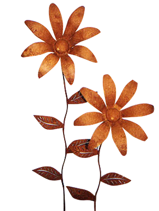 Iron Age Huge Hand Forged Daisies Statuary & Sculpture 3 Iron Age Huge Hand Forged Daisies Statuary & Sculpture