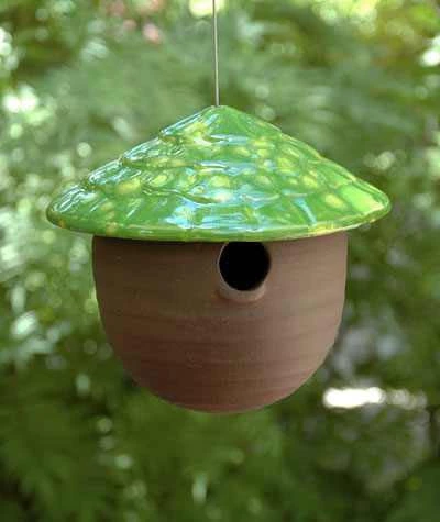 JJ Potts Ceramic Gourd Birdhouse 6 JJ Potts Ceramic Gourd Birdhouse