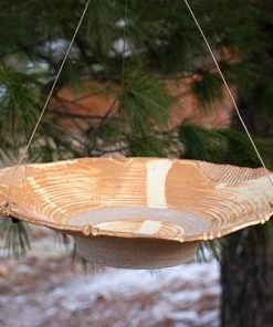 Anthony Stoneware Hanging Bird Baths Large Stoneware Hanging Bird Bath