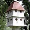 The Birdhouse Chick Dovecote Manor Birdhouse 8 Nest Vinyl Birdhouses