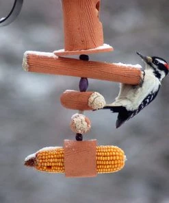 Amaranth Stoneware Unique Bird Feeders Hand Crafted Suet Feeder & More