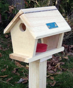 Coveside Conservation Bluebird Feeders Wooden Bluebird Feeder-Small