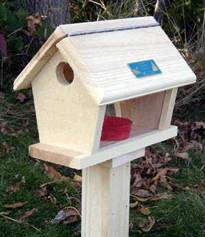 Coveside Conservation Bluebird Feeders Wooden Bluebird Feeder-Small 3 Coveside Conservation Bluebird Feeders Wooden Bluebird Feeder-Small