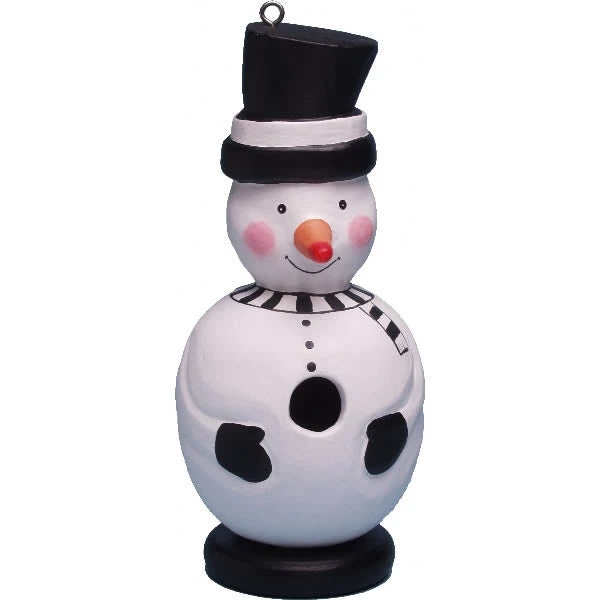 Bobbo Snowman Wooden Birdhouse 3 Bobbo Snowman Wooden Birdhouse