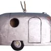 Bobbo Airstream Flyer Silver Trailer Birdhouse