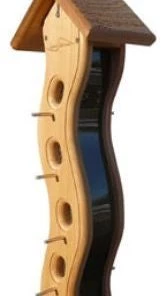 The Birdhouse Chick Large Wave Bird Feeder