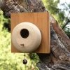 Amaranth Stoneware Mod Stoneware Birdhouse 2 Amaranth Stoneware Mod Stoneware Birdhouse