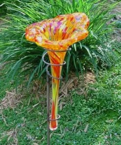 The Birdhouse Chick Tall Glass Butterfly Feeder & Bath 9 The Birdhouse Chick Tall Glass Butterfly Feeder & Bath